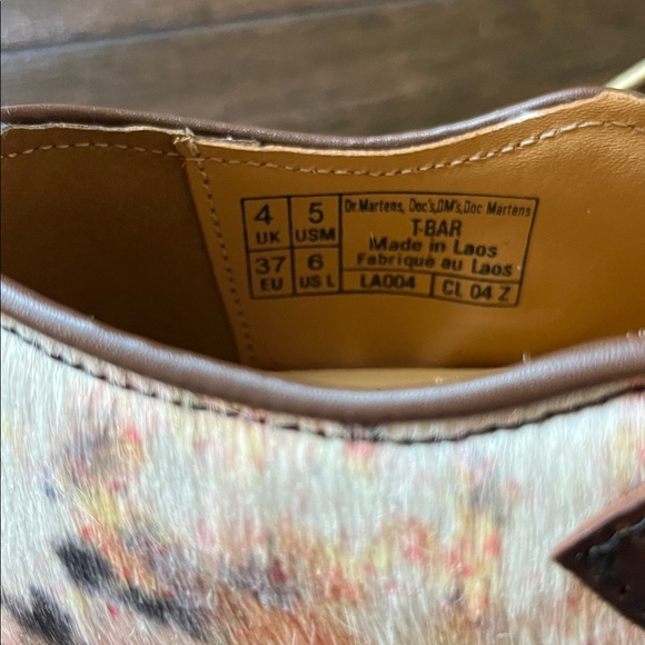 NWT Dr. Martens Genuine Calf Hair Mary Janes - Picture 8 of 9